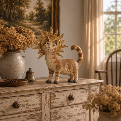 🔥last Day 50% Off - 🐈 Medieval Cat Court — Whimsical Vintage Cat Figurines