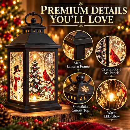 Interchangeable Crystal Lantern™ – Light-up Holiday Décor