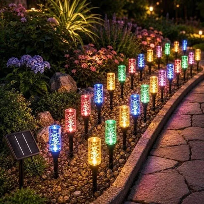✨Solar Pathway Lights Outdoor Crystal Bubble