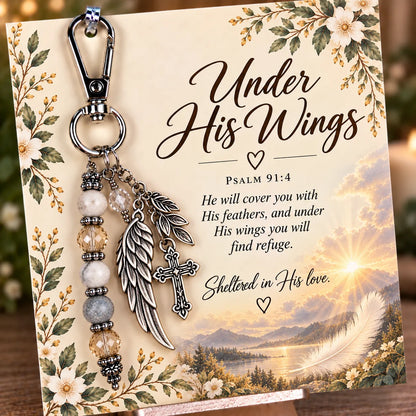 ✝️ Christian Scripture Keepsake Keychain | 23 Faith-Inspired Designs with Matching Devotional Card 🤍
