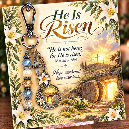 ✝️ Christian Scripture Keepsake Keychain | 23 Faith-Inspired Designs with Matching Devotional Card 🤍