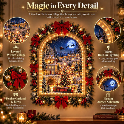 🏠✨ Animated Christmas Village — A Magical Holiday Display