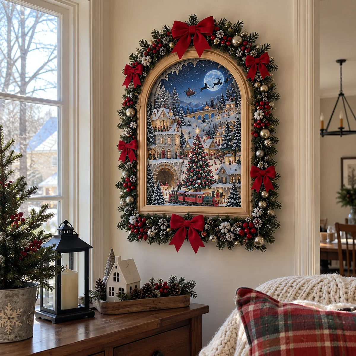 🏠✨ Animated Christmas Village — A Magical Holiday Display