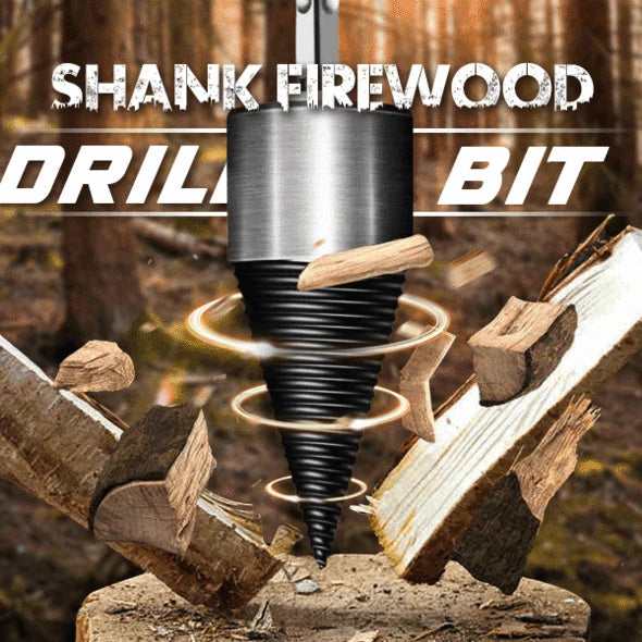 🪓 49% OFF NOW! 🔩 Electric Drill Wood Splitter – High Carbon Steel, Portable & Fast Splitting – Turns Your Drill into a Log Splitter 🌲