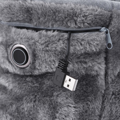 Usb Heated Slipper Boots — Plush Comfort For Cosy Days At Home