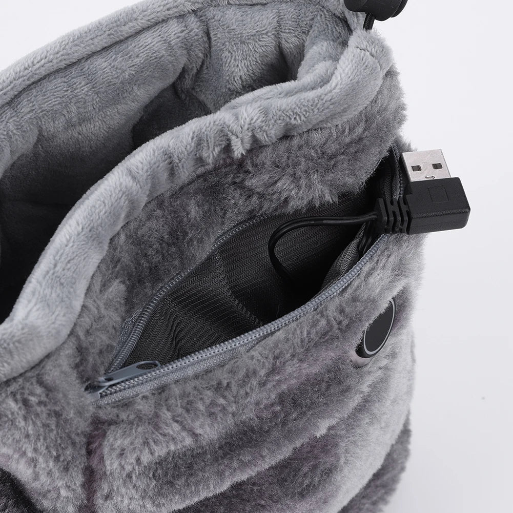 Usb Heated Slipper Boots — Plush Comfort For Cosy Days At Home