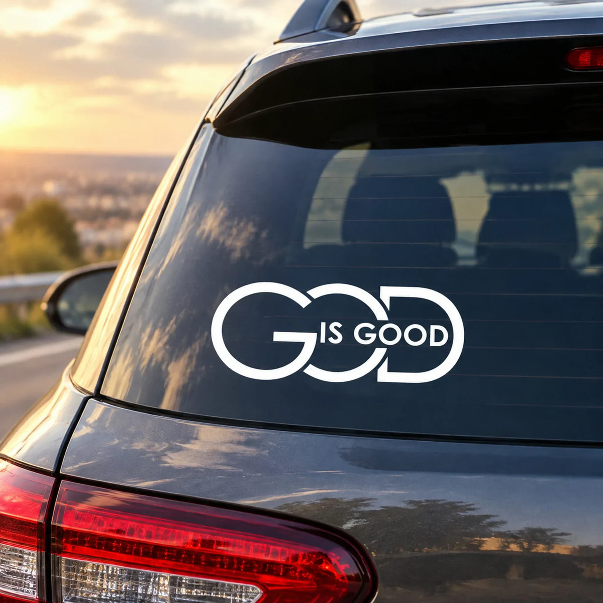 🔥BUY 1 GET 1 FREE🙏 "god Is Good" Christian Car Decal Sticker | Premium Religious Décor