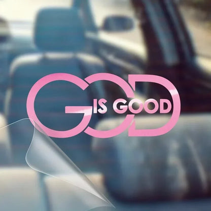 🔥BUY 1 GET 1 FREE🙏 "god Is Good" Christian Car Decal Sticker | Premium Religious Décor