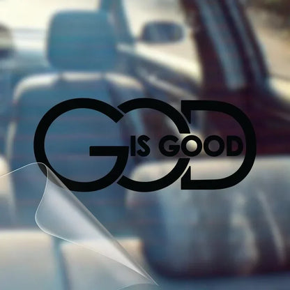 🔥BUY 1 GET 1 FREE🙏 "god Is Good" Christian Car Decal Sticker | Premium Religious Décor