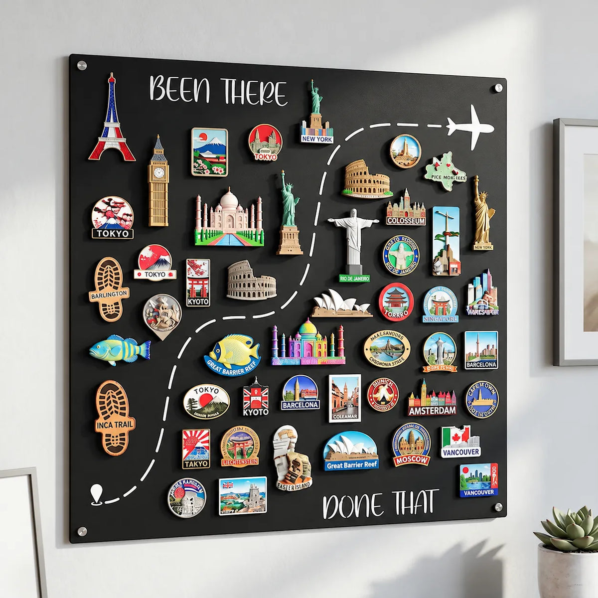 Travel Magnet Board