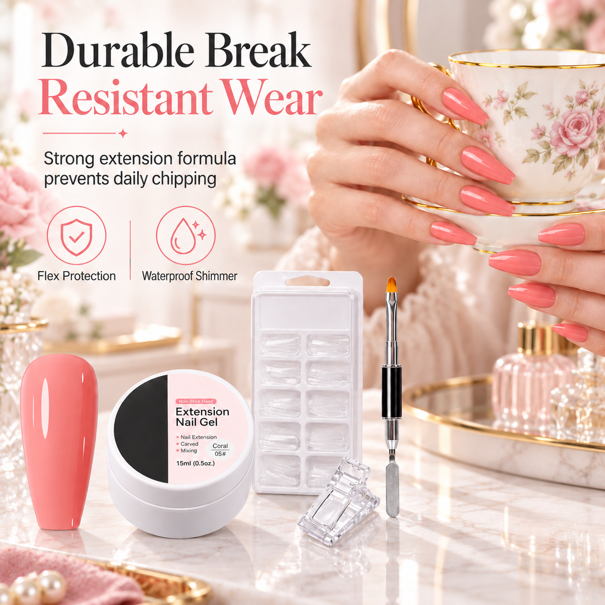💅 Moldable Builder Gel for Nail Extension