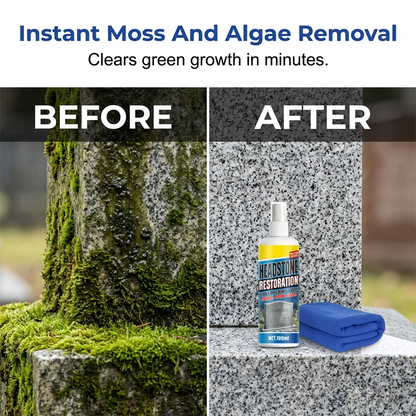 Headstone & Memorial Stone Cleaner – Cleaning & Restoration Spray
