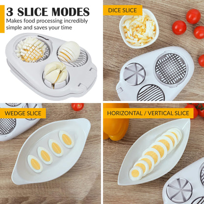 3-in-1 Egg Slicer & Dicer – Multi-Function Kitchen Tool