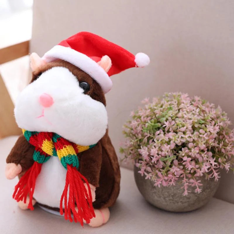 🐹✨Talking Hamster Plush – repeats whatever you say, auto head-shaking, hilarious fun for kids & adults.🎁