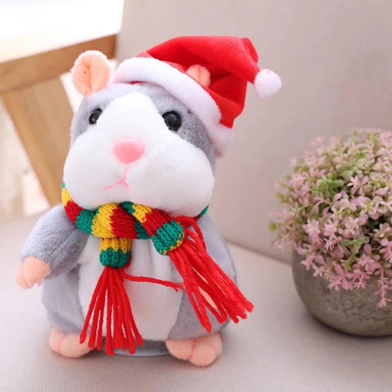 🐹✨Talking Hamster Plush – repeats whatever you say, auto head-shaking, hilarious fun for kids & adults.🎁