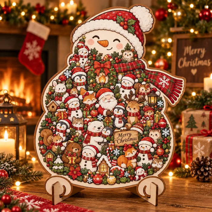 🎅 2026 Christmas Gift 49% Off--⏰🎄 ✨ Intricate Christmas Keepsake Wooden Puzzle Ornaments – Artistic Festive Tabletop Décor
