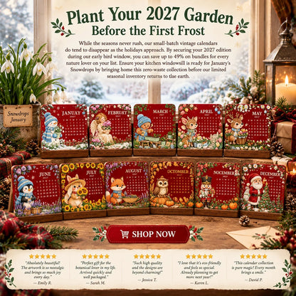 🎄🗓️ Last Day 49% OFF — 🪴✨ Eco-Friendly Plantable “Timeless” Seed Calendar 2027