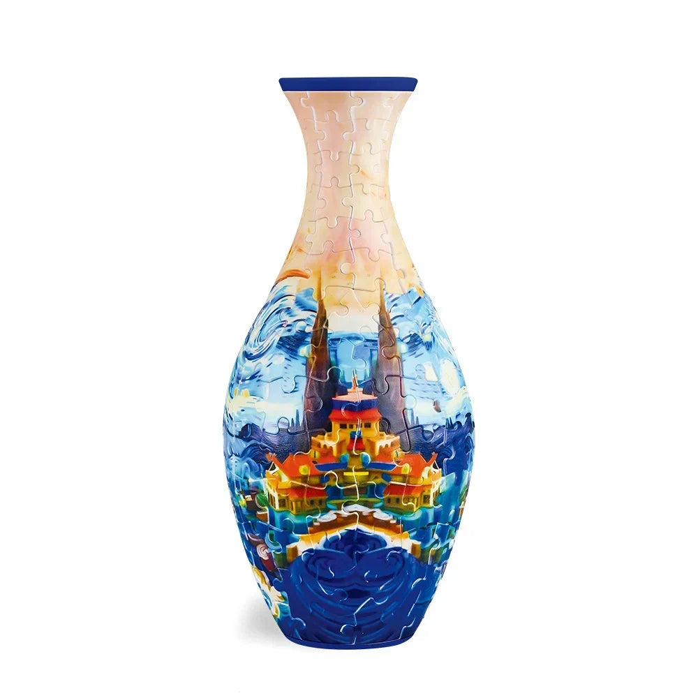 🔥hot Sale🔥 ✨ 3d Diy Puzzle Vase – 11 Creative Designs, Decorative Flower Vase & Craft Gift
