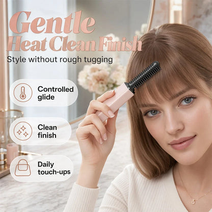 👩Last Day 49% OFF – Shape hair in 3 seconds! Create gorgeous hairstyles anytime anywhere. 💁Portable Wireless Mini Bang Styling Comb