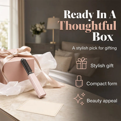 👩Last Day 49% OFF – Shape hair in 3 seconds! Create gorgeous hairstyles anytime anywhere. 💁Portable Wireless Mini Bang Styling Comb