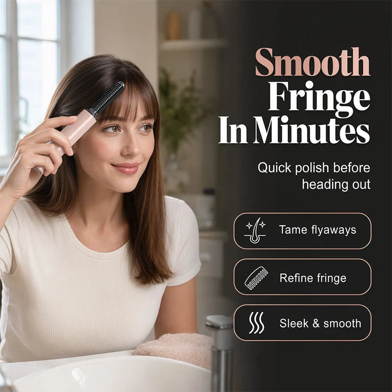 👩Last Day 49% OFF – Shape hair in 3 seconds! Create gorgeous hairstyles anytime anywhere. 💁Portable Wireless Mini Bang Styling Comb