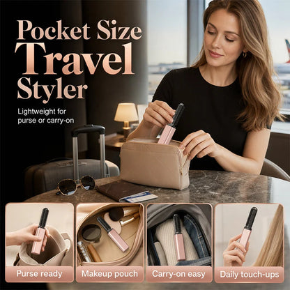 👩Last Day 49% OFF – Shape hair in 3 seconds! Create gorgeous hairstyles anytime anywhere. 💁Portable Wireless Mini Bang Styling Comb