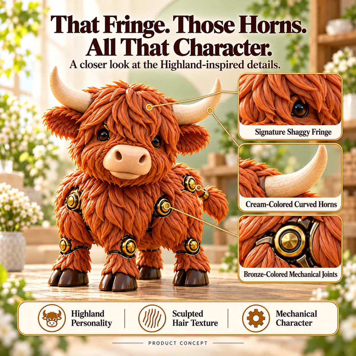 ✨Last Day 49% OFF –🐮 2-in-1 Transforming Highland Cow Egg – A Little Egg, a Charming Highland Surprise