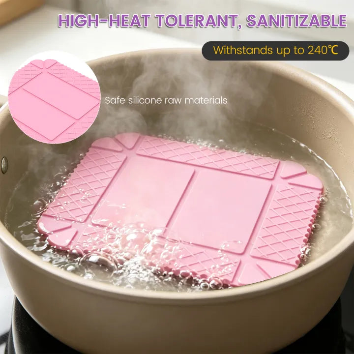✨Last Day 49% OFF –  3-in-1 Magnetic Silicone Trivet, Cutting Board & Foldable Serving Tray