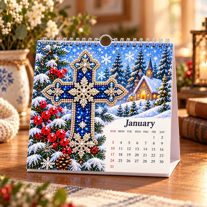 ✝️💎Last Day 49% OFF –  2027 Faith & Blessings DIY Diamond Art Calendar Kit (📦Buy 2 Free Shipping)