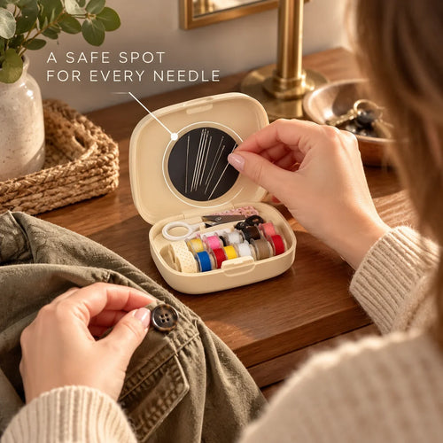 🧵Portable Magnetic Sewing Organizer | On-the-Spot Clothing Fixes Anywhere🪡👕