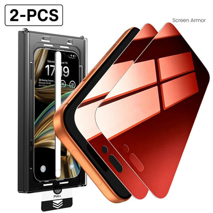 [2-Pack] Privacy & Anti-Scratch Screen Protector, Compatible with iPhone 13-17