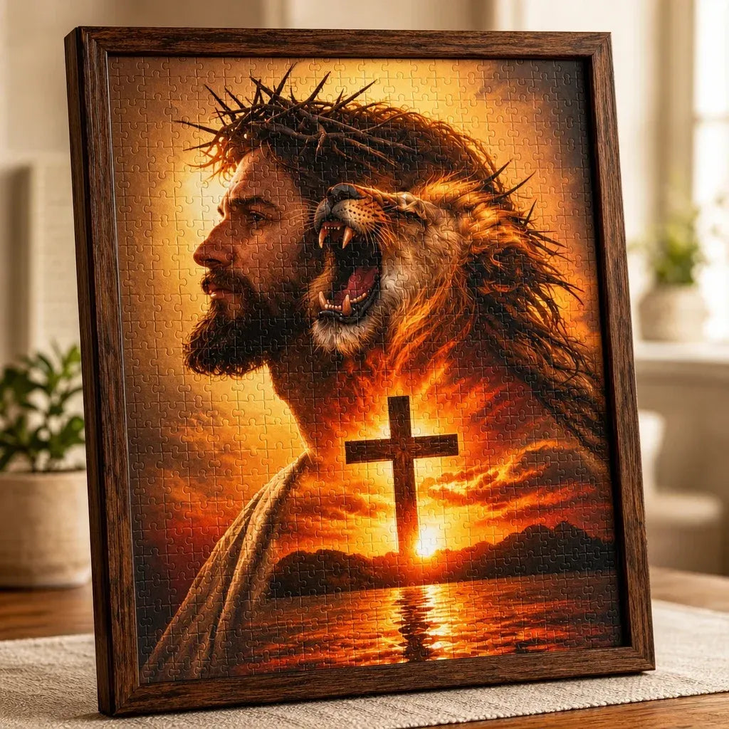 👑✝️ He Reigns — DIY Christian Jigsaw Puzzle