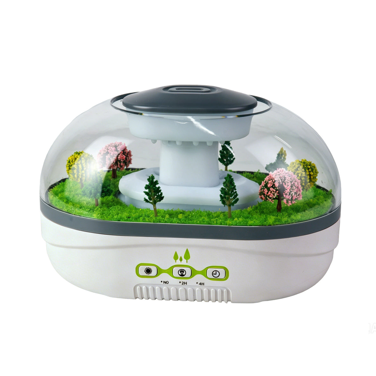 ❄💧 Winterse kerst microlandschap regendruppel aroma diffuser stille ultrasone luchtbevochtiger met nachtlampje🎄