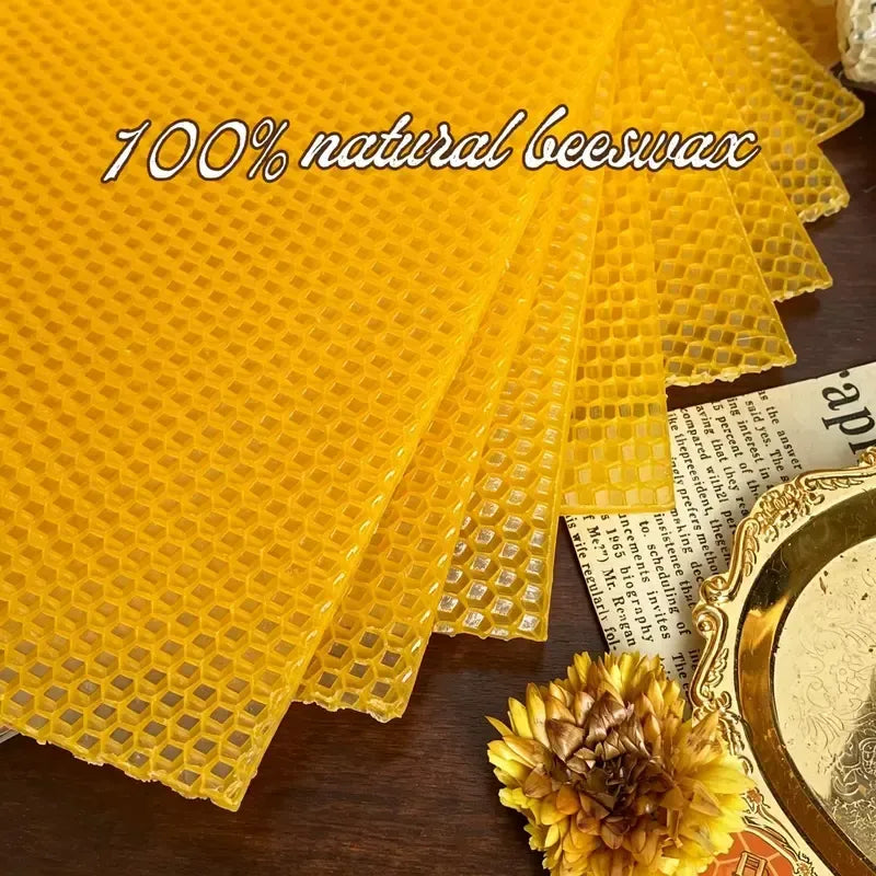 🍯🕯️ DIY Beeswax Candle Making Kit (12-Piece Set) – Create Your Own Cozy Glow!