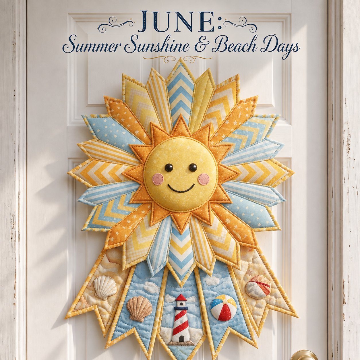🗓️ Beginner-Friendly 12-Month Themed 3D Quilted Door Hanger Sewing Kit Collection | Complete Kit with Coordinated Fabrics, Sewing Materials & Step-by-Step Guide Included 💕