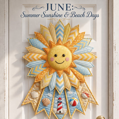 🗓️ Beginner-Friendly 12-Month Themed 3D Quilted Door Hanger Sewing Kit Collection | Complete Kit with Coordinated Fabrics, Sewing Materials & Step-by-Step Guide Included 💕