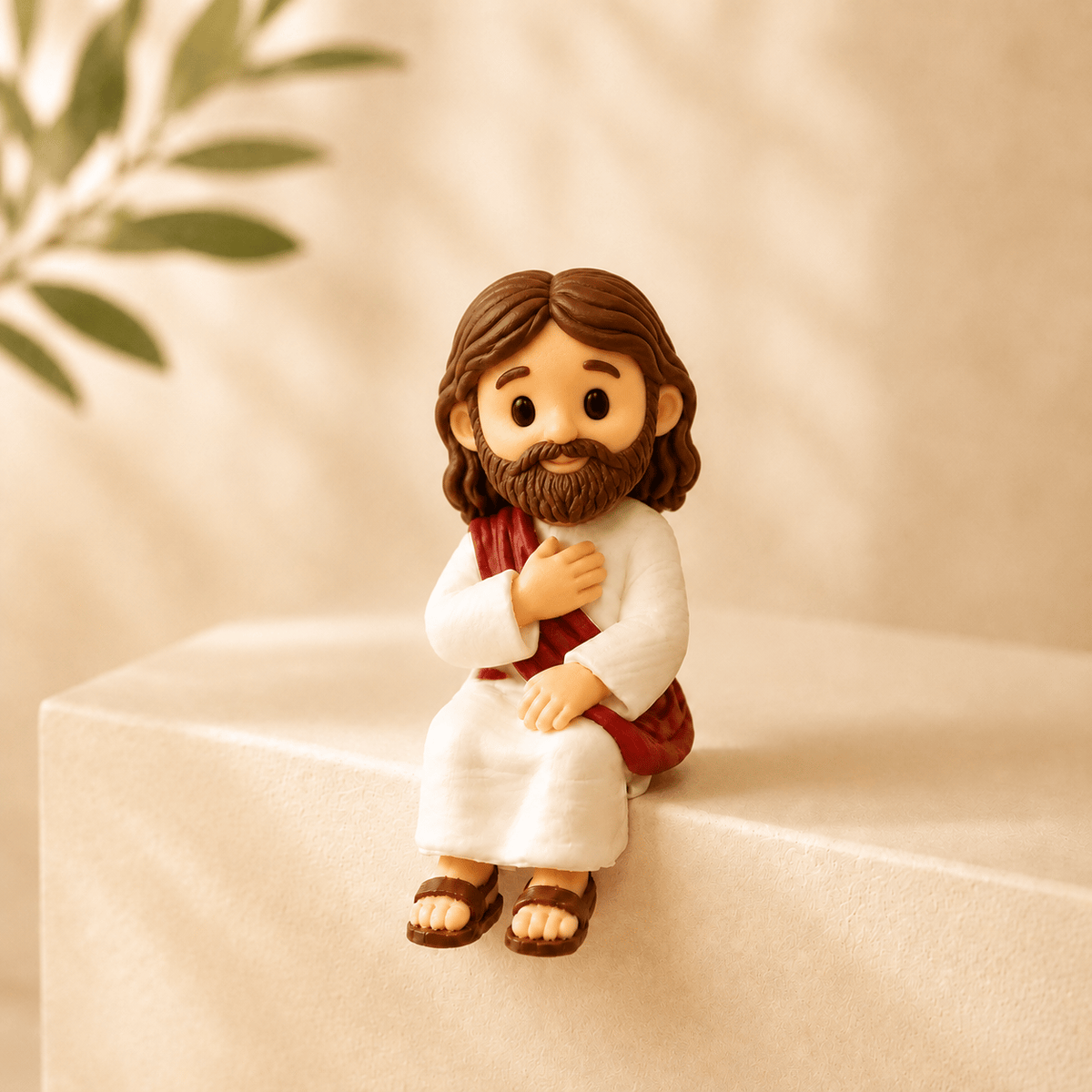 ✝️🙏 Jesus Shelf Sitter Figurines – 5 Meaningful Poses ❤️ Christian Faith Desk & Shelf Décor 🎁