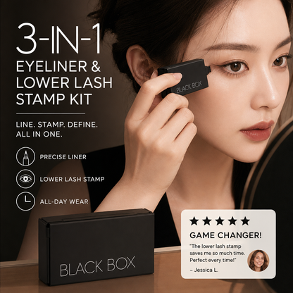 🔥2026 New Arrival🔥3-in-1 Eyeliner and Lower Lash Stamp Kit