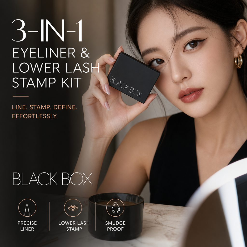 🔥2026 New Arrival🔥3-in-1 Eyeliner and Lower Lash Stamp Kit