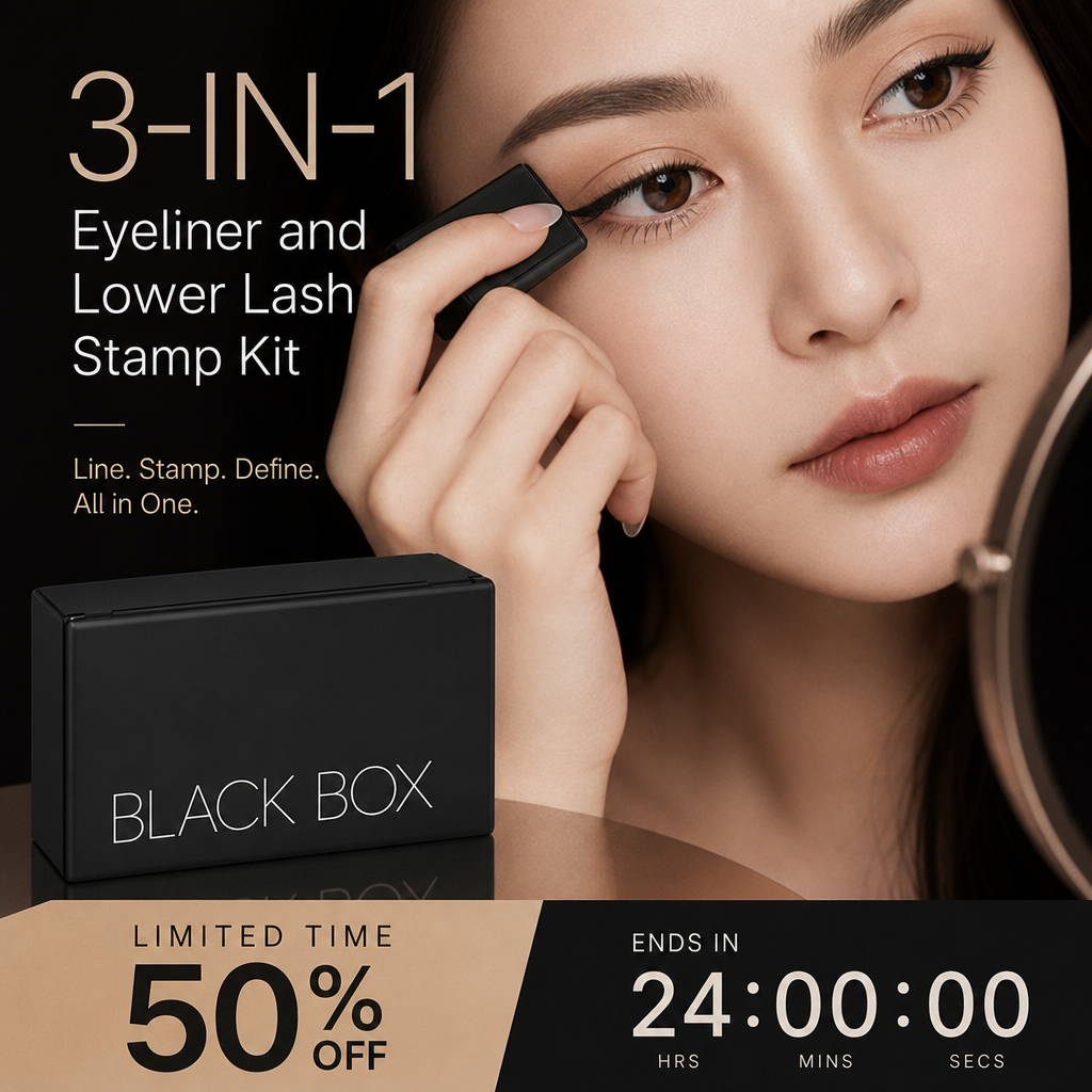 🔥2026 New Arrival🔥3-in-1 Eyeliner and Lower Lash Stamp Kit