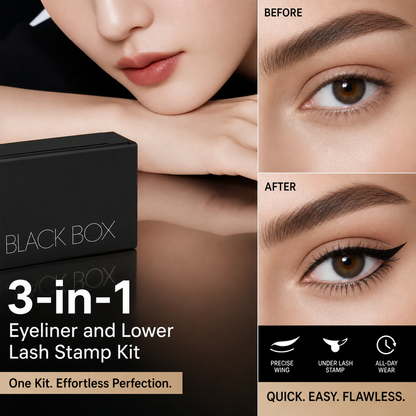 🔥2026 New Arrival🔥3-in-1 Eyeliner and Lower Lash Stamp Kit