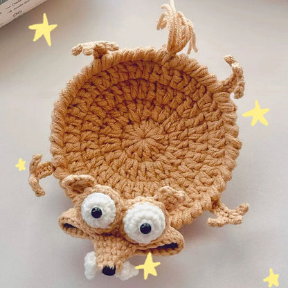 🧶Adorable Animal Knitted Coaster