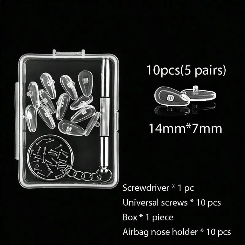 Upgraded Soft Silicone Airbag Nose Pads For Glasses