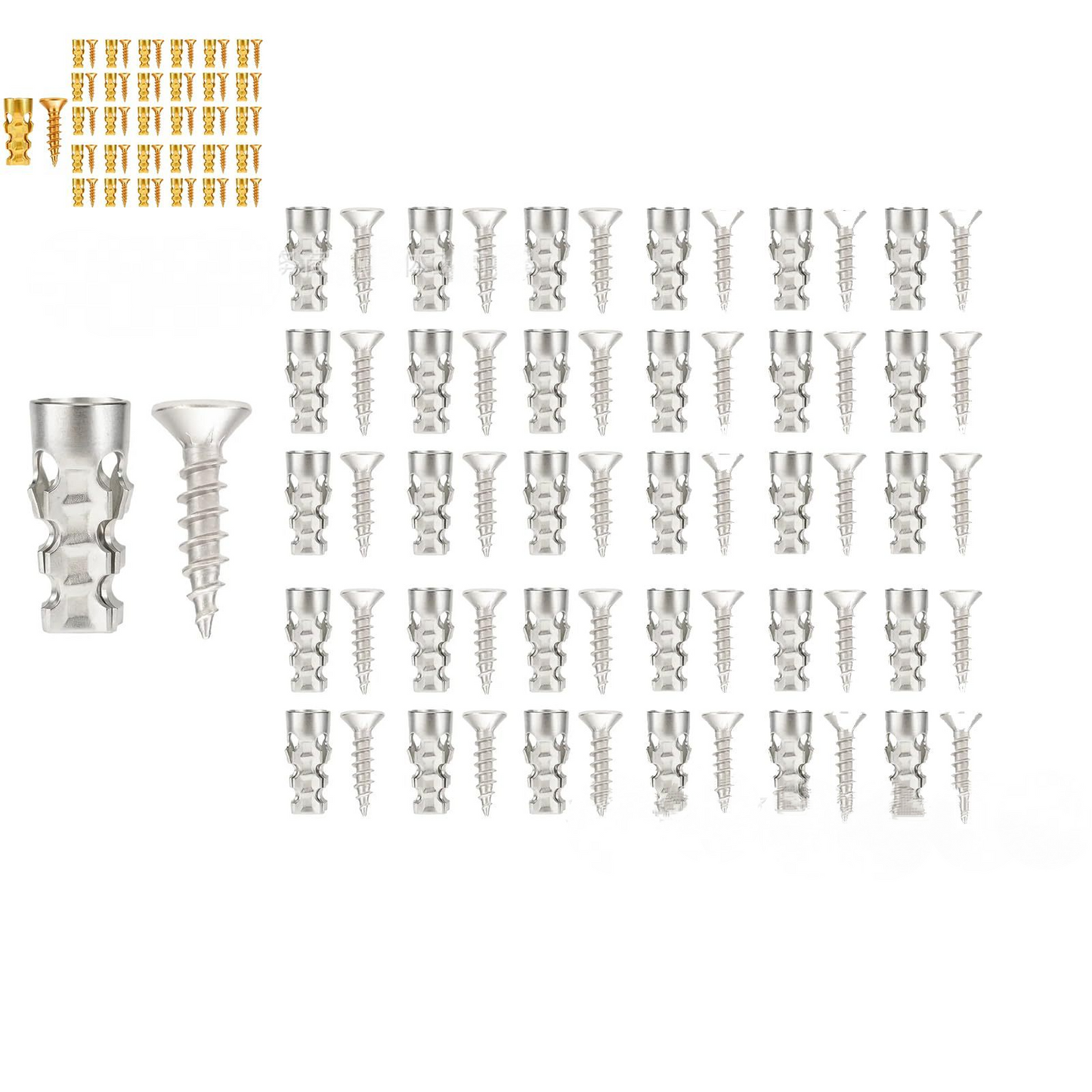 🛠️ Last Day Special Price £16.99 ! 🔥Buy more save more🎁Self Drilling Drywall Anchors with Screws Kit🪨 Easy Install Wall Fixing Accessories🔩