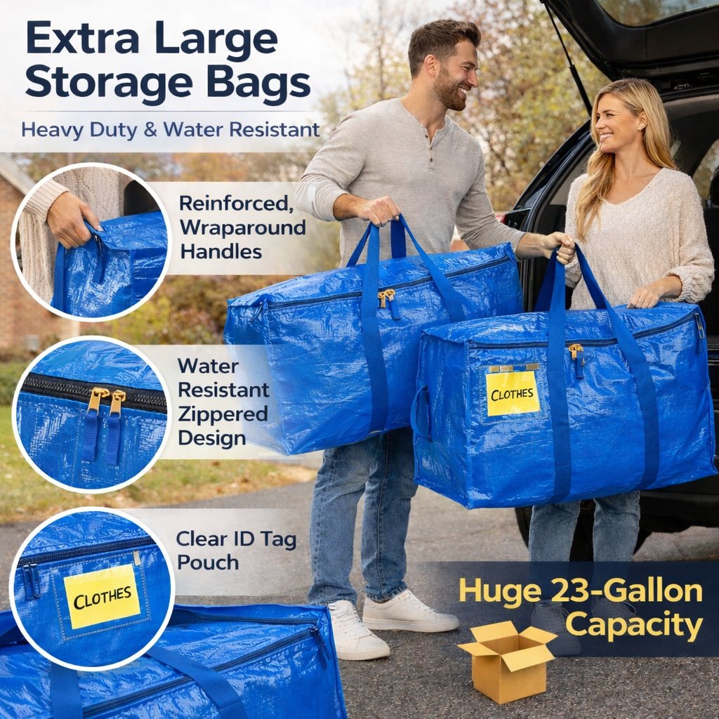 🧳 Extra Large Moving & Storage Bag 🔥