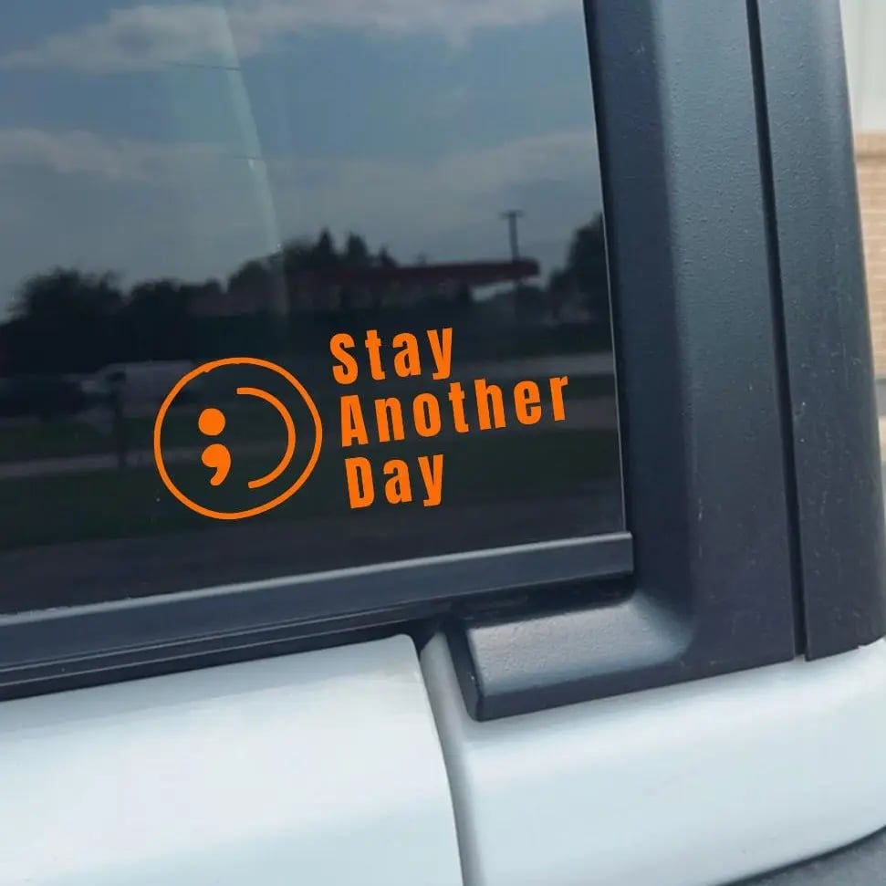 🎗️Share Pack❤️ SAD Mental Health Awareness Car Decal(5pcs)