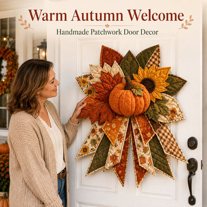 🔥Last Day 49% OFF - 🎃🎀 Oversized Seasonal Quilted Door Bow DIY Sewing Kit(📦Buy 2 Free Shipping)