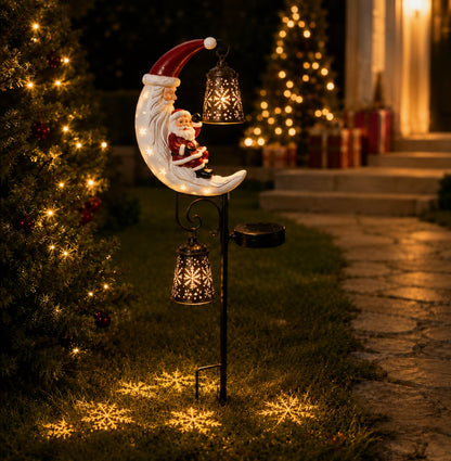 🔥 49% OFF | Christmas Moon Solar Garden Light 🎄