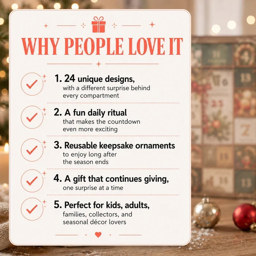 2026 Guinea Pig Christmas Advent Calendar - 24 Days of Adorable Festive Surprises, Acrylic Ornaments Blind Box -Gift for Guinea Pig Lovers