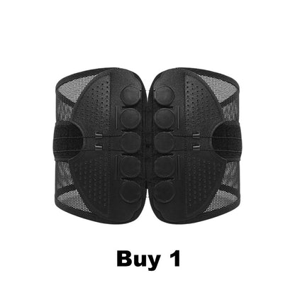 ✨Relieve Back Pain Anytime, Anywhere🎉Adjustable Double Pulley Breathab